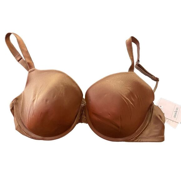 Auden NEW Demi bra color cocoa adjustable straps - Picture 2 of 5